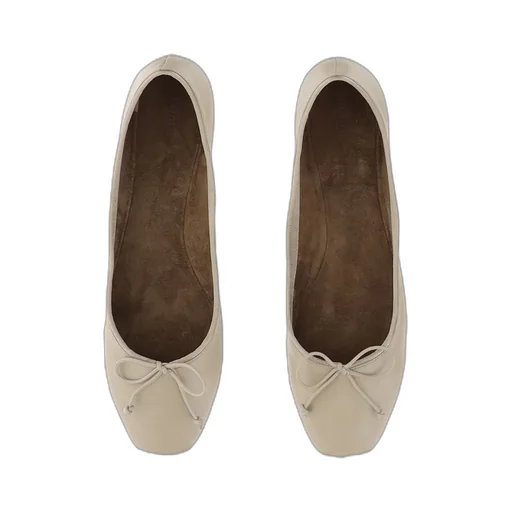 Bow-Detail Ballet Flats