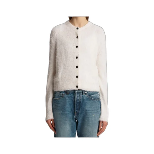 Button-Fastening Cardigan
