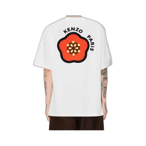 Pop-Embroidered Oversized T-Shirt