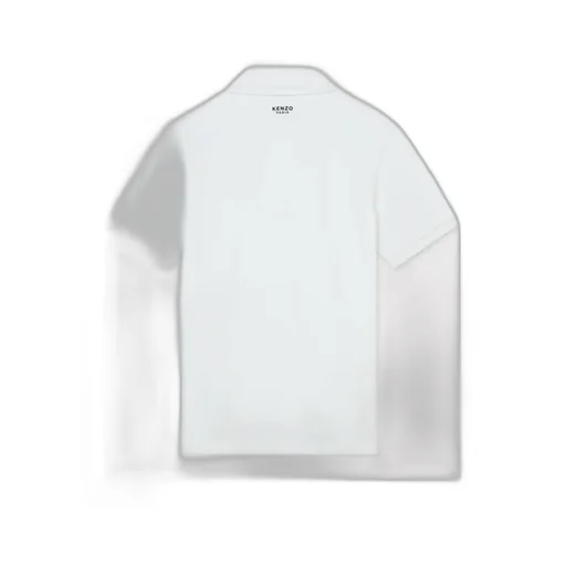 Floral Embroidered Short-Sleeved Polo Shirt