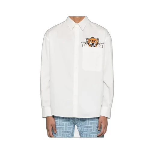 Happy Tiger Button-Up Shirt