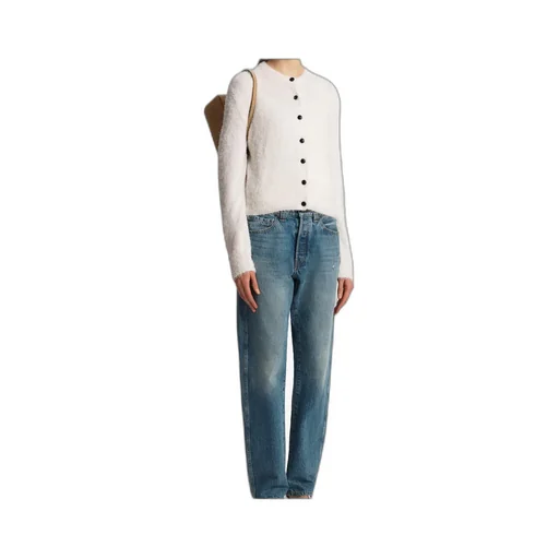 Button-Fastening Cardigan