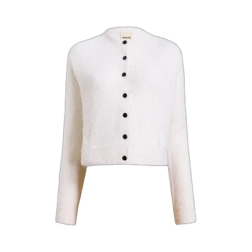 Button-Fastening Cardigan