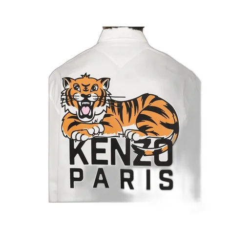 Happy Tiger Button-Up Shirt
