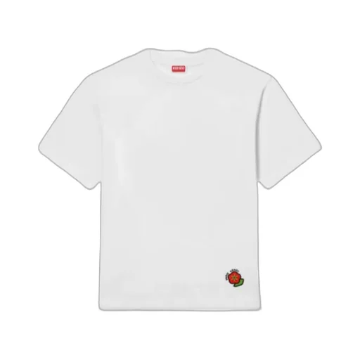 Pop-Embroidered Oversized T-Shirt