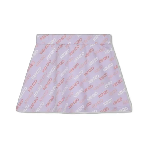All-Over Logo Print Mini Skirt