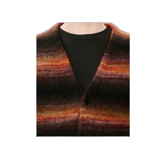 Embroidered Stripes Cardigan