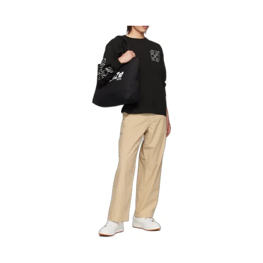 Logo Printed Long-Sleeved T-Shirt