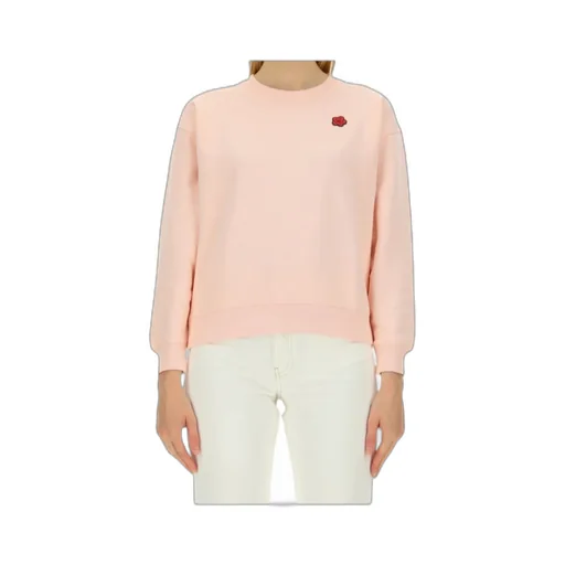Boke Flower Embroidered Crewneck Sweatshirt