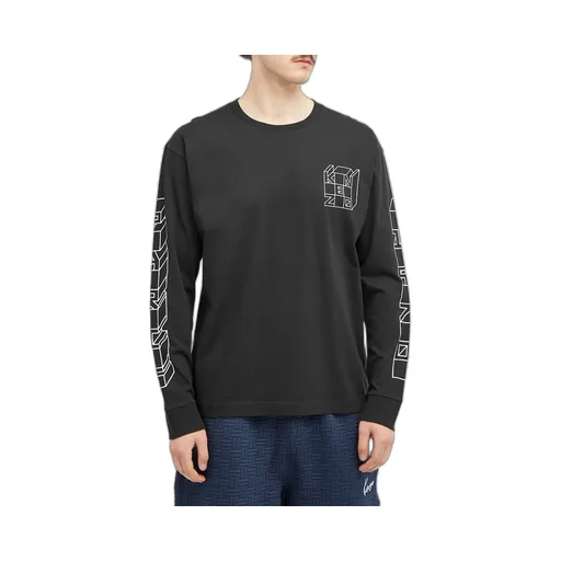 Logo Printed Long-Sleeved T-Shirt