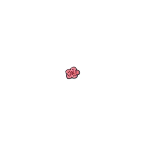 Embroidered Hoodie Boke Flower