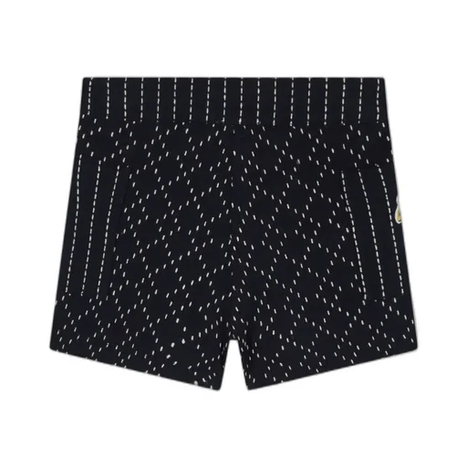 Logo-Appliqué Stitched Mini Shorts