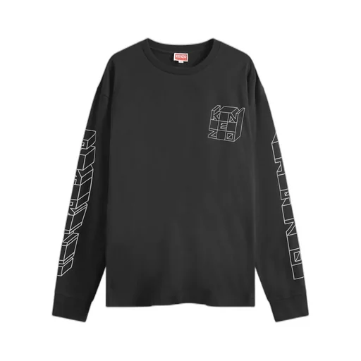 Logo Printed Long-Sleeved T-Shirt