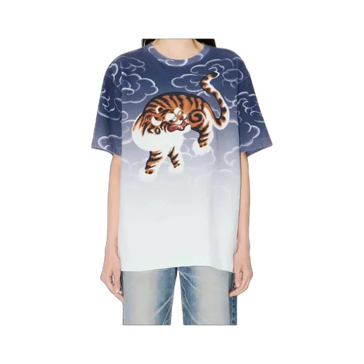 Cloud Tiger Crew Neck T-Shirt