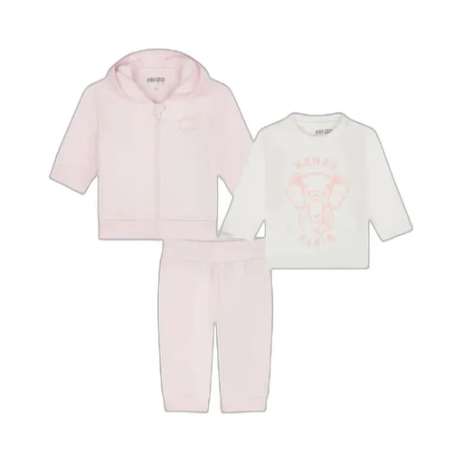 Logo-Patch Zip-Up Cotton Tracksuit
