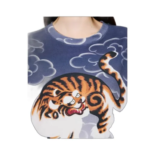 Cloud Tiger Crew Neck T-Shirt