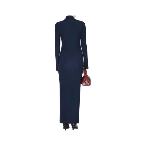 Long Rib Cardigan Dress