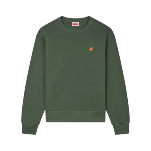 Boke Flower Embroidered Crewneck Sweatshirt