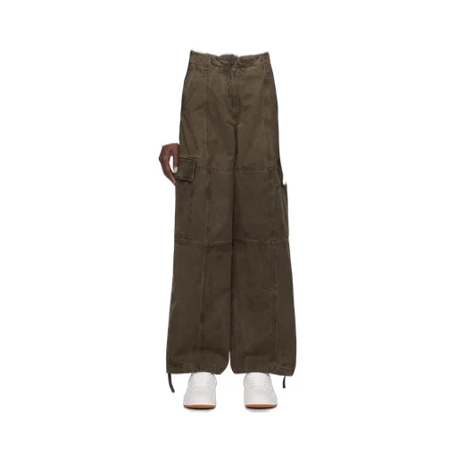 Pocket Detailed Straight-Leg Pants