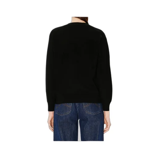 Boke Flower Embroidered V-Neck Cardigan