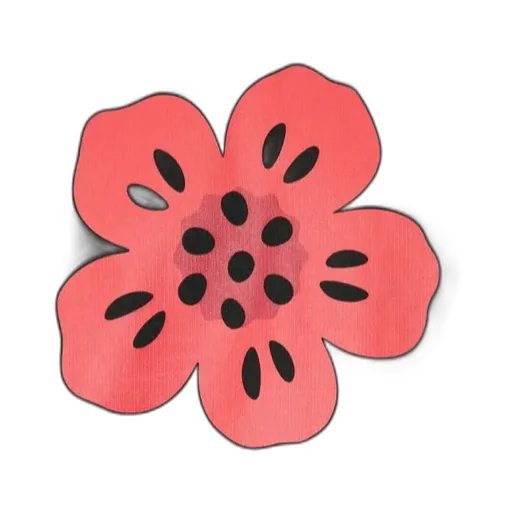 Embroidered Hoodie Boke Flower
