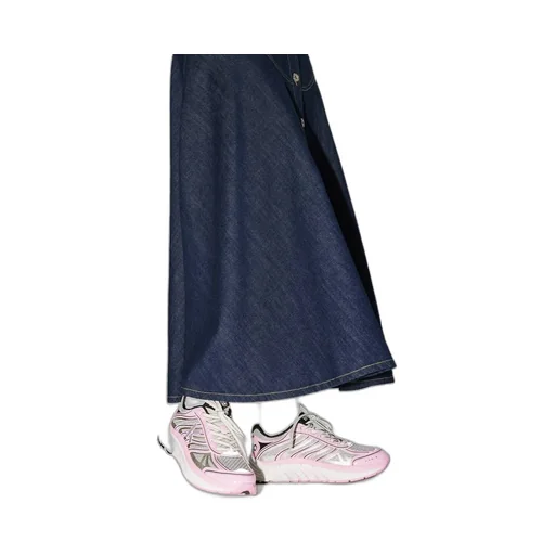 Logo Printed Lace-Up Runner Sneakers