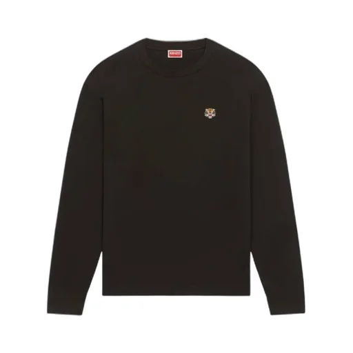 Lucky Tiger Embroidered Long Sleeved T-Shirt