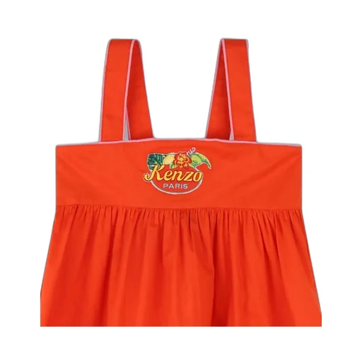 Logo-Appliqué Flared Dress