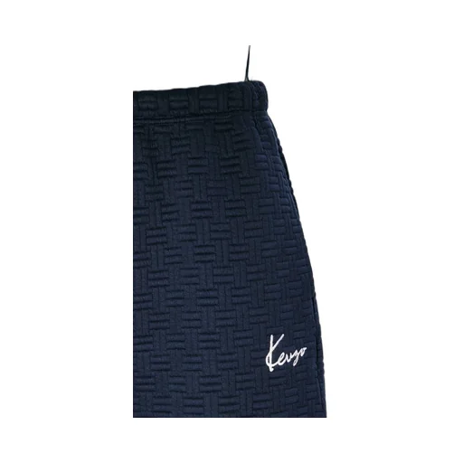 Weave Logo Embroidered Bermuda Shorts