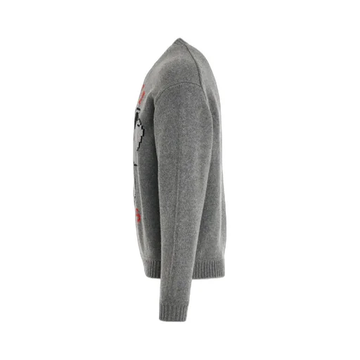 Round Neck And Long-Sleeved Sweater