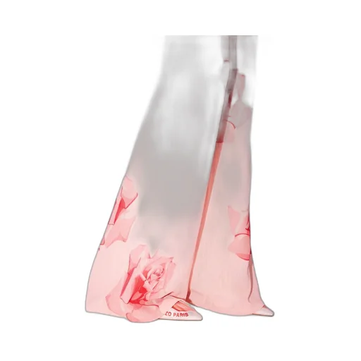 Rose Printed Flared Pants
