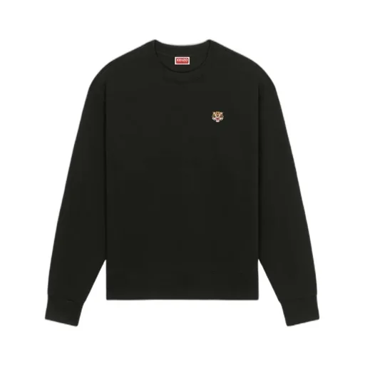 Lucky Tiger Embroidered Crewneck Sweatshirt