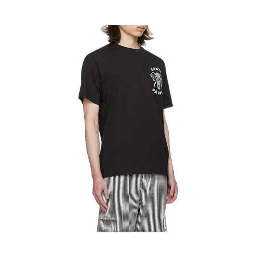 Elephant Printed Crewneck T-Shirt