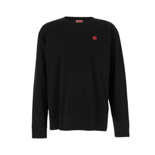 Boke Embroidered Long-Sleeved T-Shirt