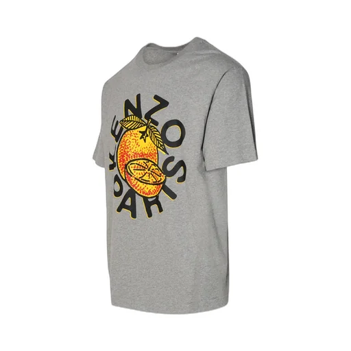 Maxi Logo Printed Crewneck T-Shirt