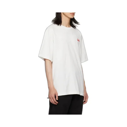 Oversized Logo Printed Crewneck T-Shirt