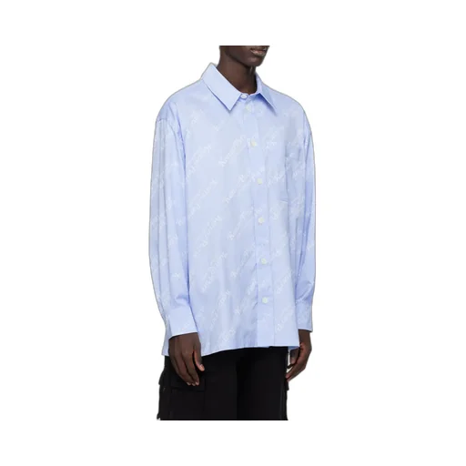 All-Over Monogram Printed Buttoned Shirt