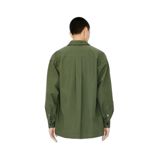Boke Flower Embroidered Buttoned Shirt