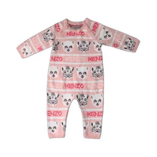 Inlaid Logo Baby Suit And Hat Set