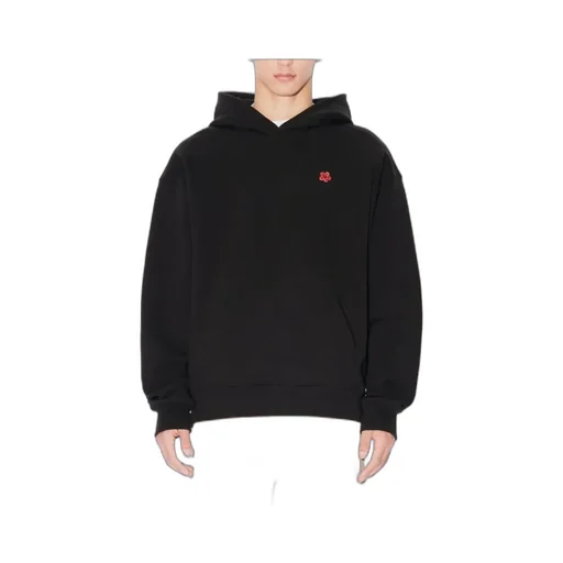 Boke Flower Embroidered Oversized Hoodie