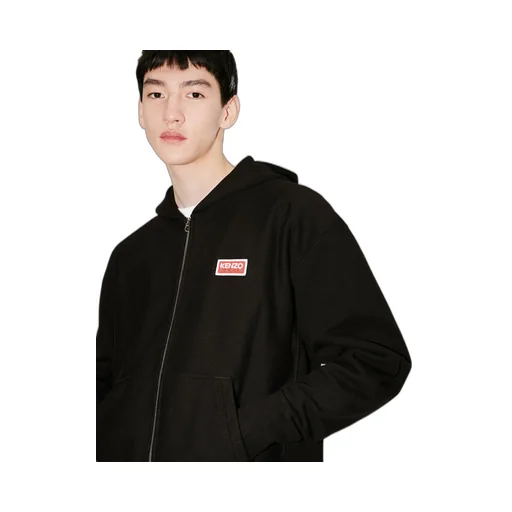 Logo Embroidered Zip-Up Jacket