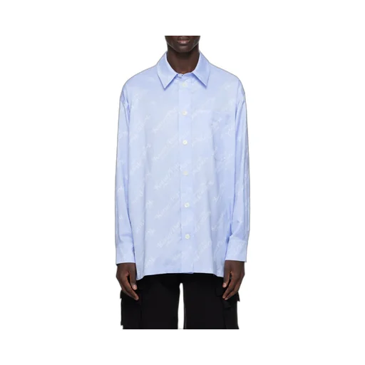 All-Over Monogram Printed Buttoned Shirt