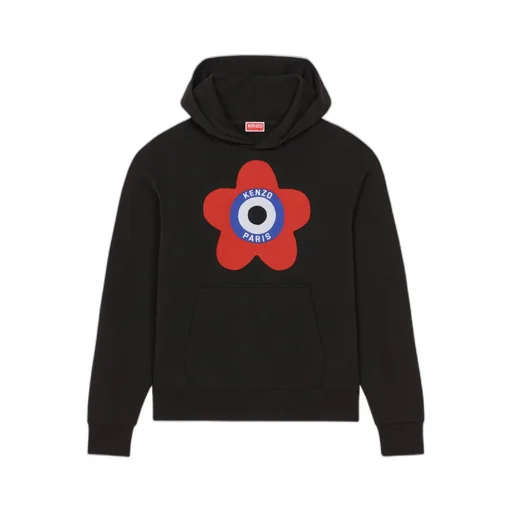 Target Logo-Embroidered Drop Shoulder Hoodie