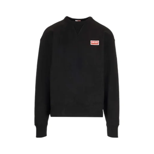 Logo-Patch Crewneck Sweatshirt