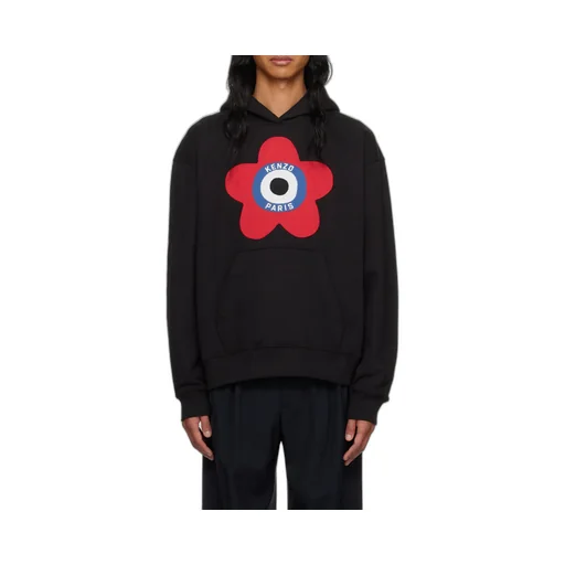 Target Logo-Embroidered Drop Shoulder Hoodie