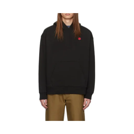 Boke Flower Embroidered Oversized Hoodie