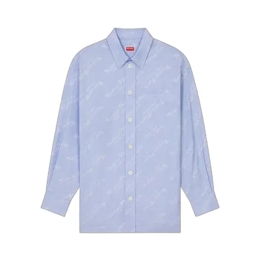 All-Over Monogram Printed Buttoned Shirt