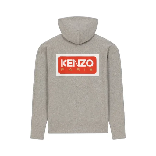 Logo Embroidered Zip-Up Hoodie