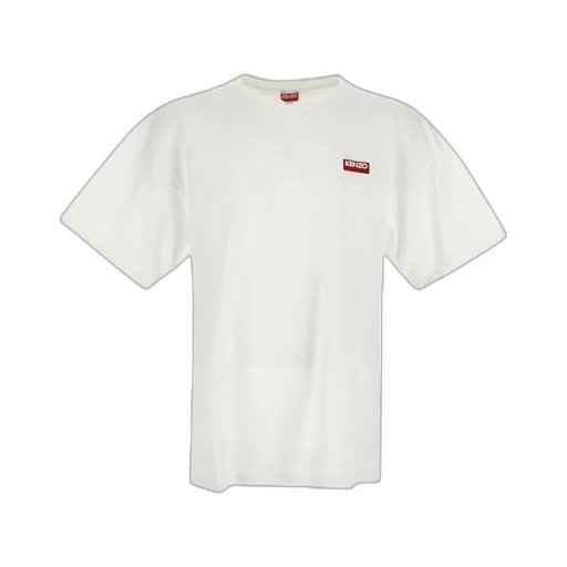 Oversized Logo Printed Crewneck T-Shirt