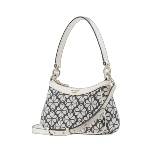 Floral Jacquard Crossbody Bag